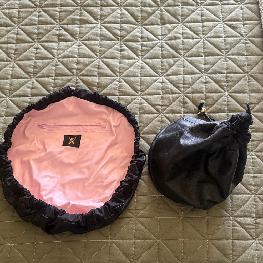 STRIIIKE Vegan Leather Drawstring Makeup/Beauty Bags